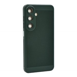 Protector din plastic pentru telefon (respirabil, perforat, protector pentru cameră) VERDE ÎNCHIS Samsung Galaxy A25 5G (SM-A256)