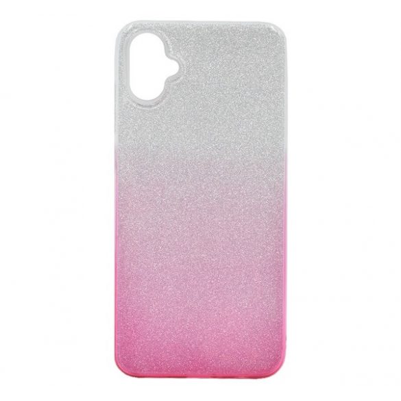 Protectie din silicon pentru telefon (interior din plastic, spate lucios) TRANSPARENT/ROZ Samsung Galaxy A05 (SM-A055F)