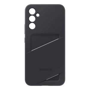 Protector de telefon din silicon SAMSUNG (buzunar pentru card) NEGRU Samsung Galaxy A25 5G (SM-A256)