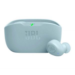 Căști bluetooth JBL WAVE BUDS STEREO (v5.2, TWS, microfon, filtru de zgomot, IP54 + carcasă de încărcare) VERDE MENTĂ