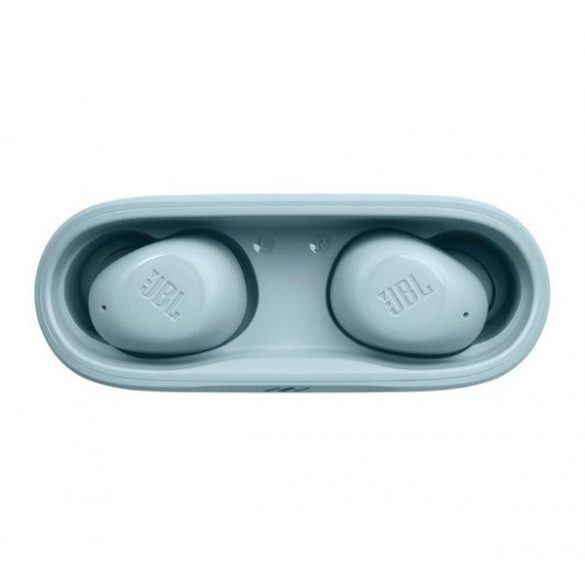 Căști bluetooth JBL WAVE BUDS STEREO (v5.2, TWS, microfon, filtru de zgomot, IP54 + carcasă de încărcare) VERDE MENTĂ