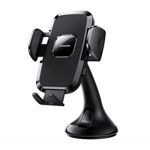 Suport auto JOYROOM (pentru bord, parbriz, ventuză, automat, 360°, dimensiune 4.7-6.7") NEGRU Xiaomi Redmi Note 13 4G, Asus ROG Phone 8 Pro, OnePlus Open