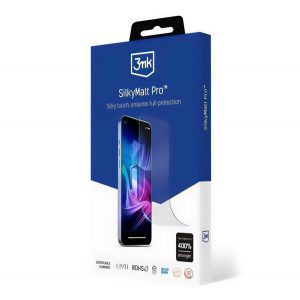 Film protector de ecran 3MK SILKYMATT PRO (mat, auto-vindecător, non-reflectorizant, prietenos cu carcasa + lichid de aplicare) TRANSPARENT T Phone 5G (2023)