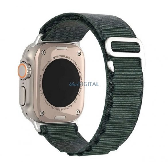 DUX DUCIS GS Strap (dimensiune personalizată, mare, textil, reglabil) FASTEN Apple Watch Ultra 2 49mm, Watch Ultra 49mm, Watch Series 9 45mm