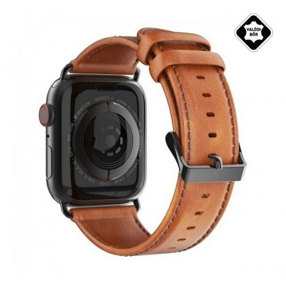 Curea de schimb DUX DUCIS YA (dimensiune personalizată, mare, piele naturală, magnetică) MARO Apple Watch Ultra 2 49 mm, Watch Ultra 49 mm, Watch Series 9 45 mm