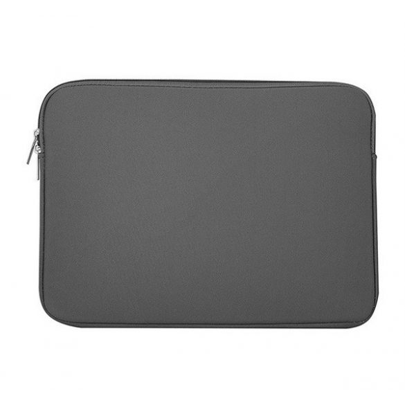 Geantă LAPTOP/NOTEHusă tip carte (universală, dimensiune 15.6", 400x305x20mm, rezistentă la cădere, interior din pluș) GREY