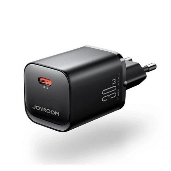 Încărcător JOYROOM Priză USB (30W, încărcător rapid PD) NEGRU