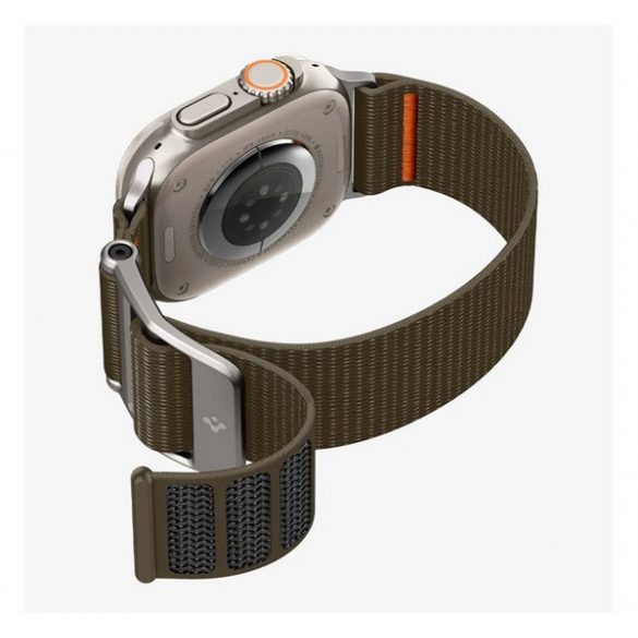 Curea de schimb SPIGEN DURAPRO FLEX (dimensiune personalizată, mare, textilă, reglabilă) MARO/ORANGEL Apple Watch Series 3 42mm, Watch Series 2 42mm, Watch Series 1 42mm