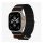 Curea de schimb SPIGEN DURAPRO FLEX (dimensiune personalizată, mare, textilă, reglabilă) NEGRU/ORANGEL Apple Watch Series 3 42mm, Watch Series 2 42mm, Watch Series 1 42mm