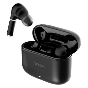 Căști bluetooth NOKIA CLARITY EARBUDS 2 PRO STEREO (v5.3, TWS, microfon, IPX4, filtrare activă a zgomotului + carcasă de încărcare) GRI