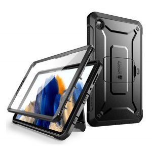 SUPCASE UNICORN BEETLE PRO protector din plastic (protecție 360°, rezistență puternică la impact, față din plastic) NEGRU Samsung Galaxy Tab A9 WIFI (SM-X110), Galaxy Tab A9 LTE ​​(SM-X115)