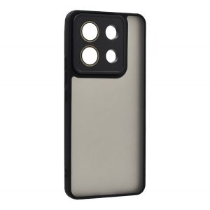 Protectie din silicon pentru telefon (rezistenta la impact, spate acrilic, protectie camera) NEGRU Xiaomi Redmi Note 13 5G