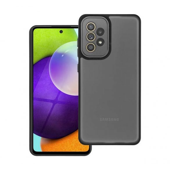 Husă silicon pentru telefon (rezistent la șocuri, spate acrilic, protecțiede cameră) negru Samsung Galaxy A52s 5G (SM-A528), Galaxy A52 4G (SM-A525F), Galaxy A52 5G (SM-A526F)