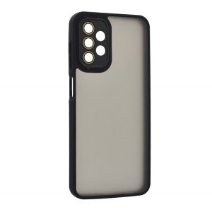 Protectie din silicon pentru telefon (rezistenta la impact, spate acrilic, protectie pentru camera) NEGRU Samsung Galaxy A13 4G (SM-A135F, A137F)