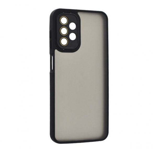 Protectie din silicon pentru telefon (rezistenta la impact, spate acrilic, protectie pentru camera) NEGRU Samsung Galaxy A13 4G (SM-A135F, A137F)