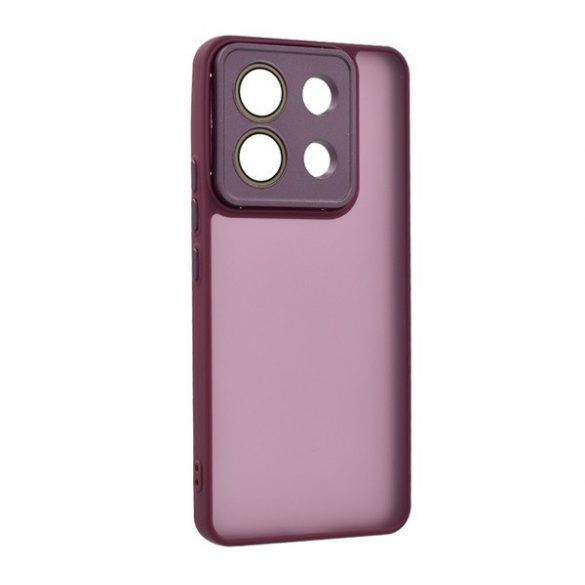 Protectie din silicon pentru telefon (rezistenta la impact, spate acrilic, protectie pentru camera) PURPLE Xiaomi Poco X6 5G, Redmi Note 13 Pro 5G