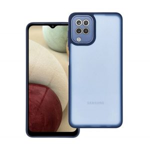 Protectie din silicon pentru telefon (rezistenta la impact, spate acrilic, protectie pentru camera) ALBASTRU INCHIS Samsung Galaxy A12 (SM-A125F, SM-A127F)