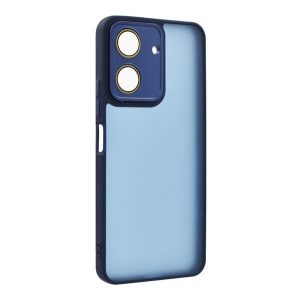 Protectie din silicon pentru telefon (rezistenta la impact, spate acrilic, protectie camera) ALBASTRU INCHIS Xiaomi Redmi 13C