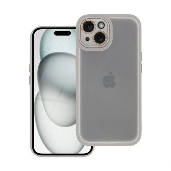 Protectie din silicon pentru telefon (rezistenta la impact, spate acrilic, protectie camera) GR DESCHIS Apple iPhone 15