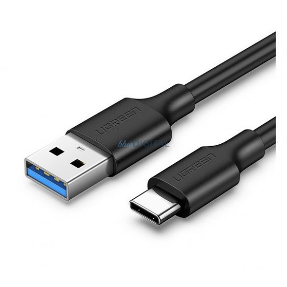 UGREEN cablu de date (USB - Tip-C, 3A, 150cm) NEGRU