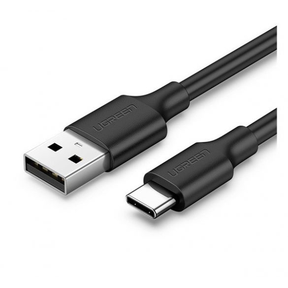 Cablu de date UGREEN (USB - Type-C, 3A, încărcător rapid, 300cm) NEGRU