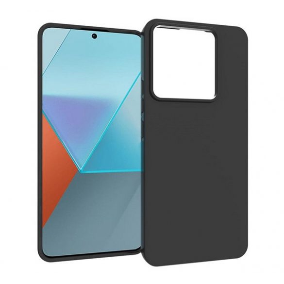 Protector de telefon din silicon (mat) NEGRU Xiaomi Redmi Note 13 5G