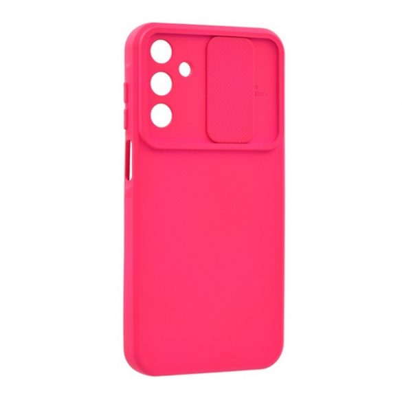 Protector de telefon din silicon (mat, interior din microfibră de pluș, protector pentru cameră) MAGENTA Samsung Galaxy S24 (SM-S921)