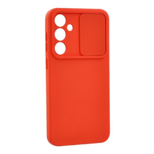 Protector de telefon din silicon (mat, interior din microfibră de pluș, protector pentru cameră) ROȘU Samsung Galaxy S24 Plus (SM-S926)