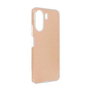 Protectie de telefon din silicon (interior din plastic, spate lucios) GOLD Xiaomi Redmi 13C