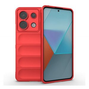 Protectie din silicon pentru telefon (rezistenta la socuri, protectie camera, 3D) ROSU Xiaomi Redmi Note 13 Pro 5G