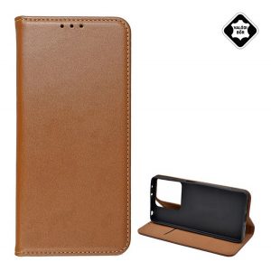 Husă stativă, piele naturală (FLIP, deschidere laterală, desktop) BARNA Xiaomi Redmi Note 13 5G