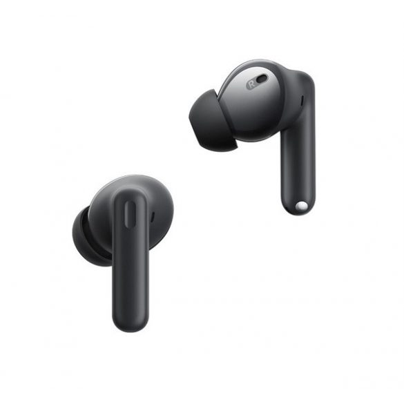 Căști bluetooth REALME BUDS T300 STEREO (v5.3, TWS, microfon, filtru activ de zgomot, IP55 + carcasă de încărcare) NEGRU