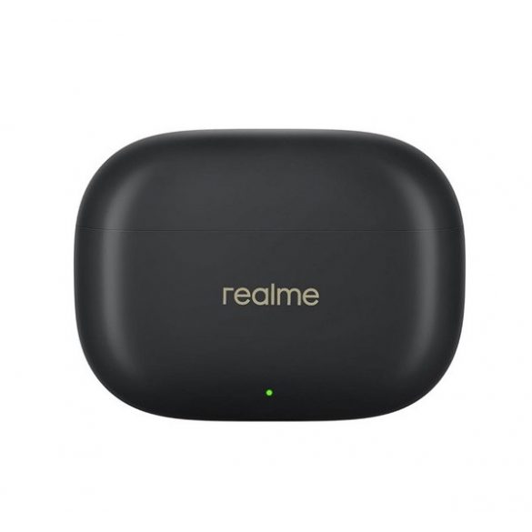 Căști bluetooth REALME BUDS T300 STEREO (v5.3, TWS, microfon, filtru activ de zgomot, IP55 + carcasă de încărcare) NEGRU