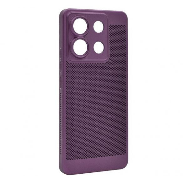 Protector din plastic pentru telefon (respirabil, perforat, protector pentru camera) PURPLE Xiaomi Redmi Note 13 Pro 5G