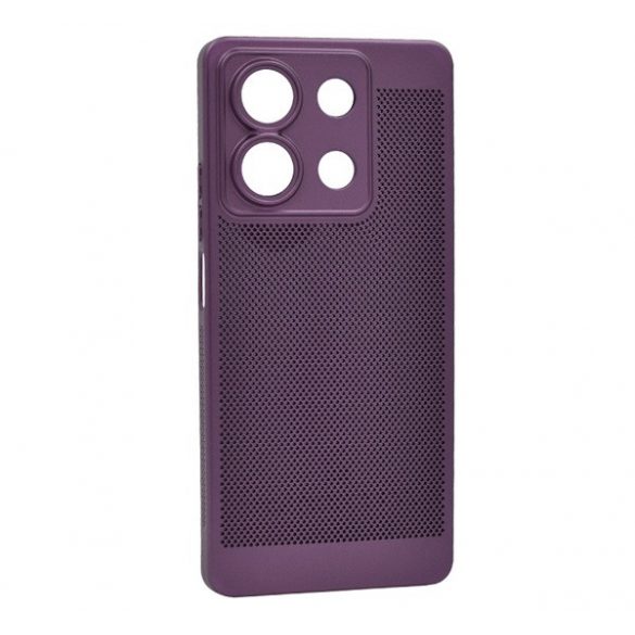 Protectie din plastic pentru telefon (respirabila, perforata, protectie pentru camera) PURPLE Xiaomi Redmi Note 13 5G