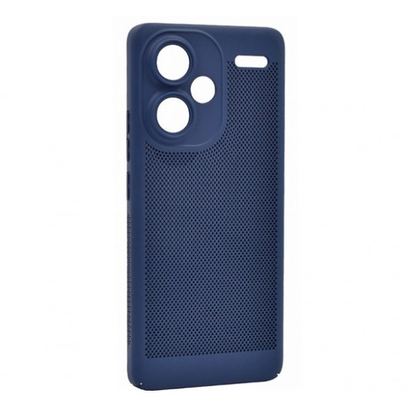 Protectie din plastic pentru telefon (respirabila, perforata, protectie camera) ALBASTRU INCHIS Xiaomi Redmi Note 13 Pro Plus 5G