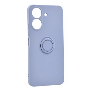 Protector de telefon din silicon (inel de fixare, interior din microfibra de pluș, magnetic, protector pentru cameră) PURPLE Xiaomi Redmi 13C