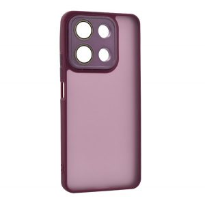 Protectie din silicon pentru telefon (rezistenta la impact, spate acrilic, protectie pentru camera) PURPLE Xiaomi Redmi Note 13 4G