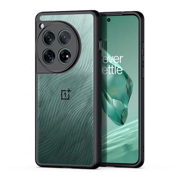 Protectie telefon DUX DUCIS AIMO din plastic (rezistenta la impact, cadru silicon, protectie camera, mat, val) NEGRU OnePlus 12 5G