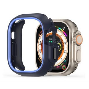 Cadru de ceas din plastic DUX DUCIS BAMO (rezistență la impact) ALBASTRU ÎNCHIS Apple Watch Ultra 2 49mm, Watch Ultra 49mm