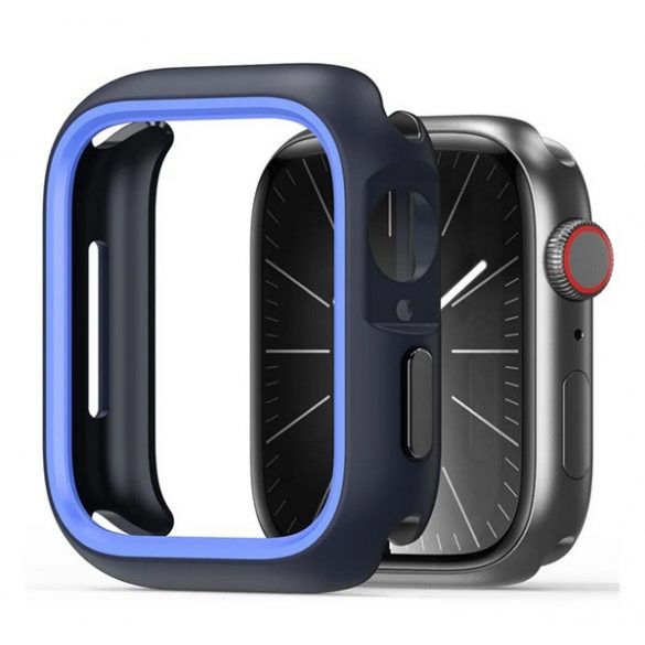 Cadru de ceas din plastic DUX DUCIS BAMO (rezistență la impact) ALBASTRU ÎNCHIS Apple Watch Series 9 41mm, Watch Series 8 41mm, Watch Series 7 41mm