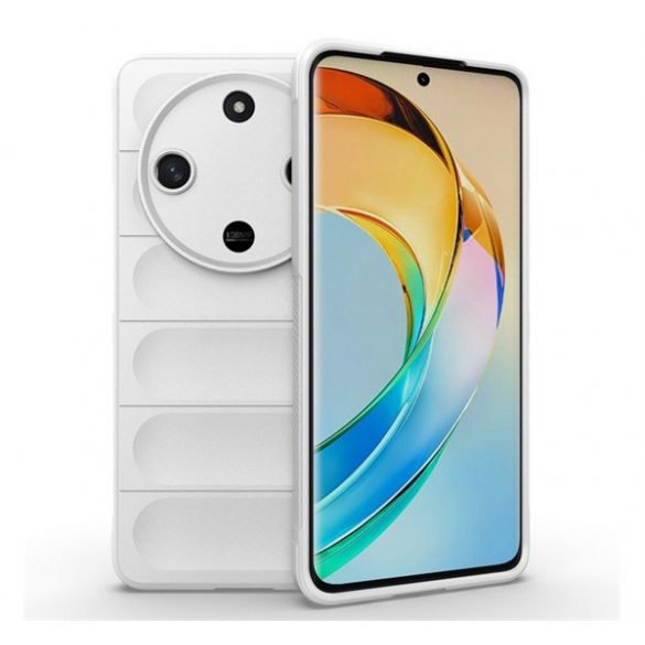 Protectie din silicon pentru telefon (rezistenta la socuri, protectie camera, 3D) ALB Honor Magic6 Lite 5G