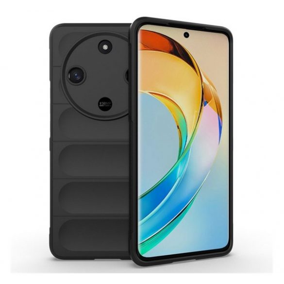 Protectie din silicon pentru telefon (rezistenta la socuri, protectie camera, 3D) NEGRU Honor Magic6 Lite 5G