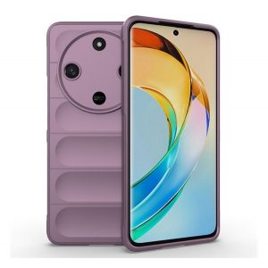 Protectie din silicon pentru telefon (rezistenta la socuri, protectie camera, 3D) PURPLE Honor Magic6 Lite 5G