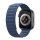 Curea de schimb DUX DUCIS BL (dimensiune personalizată, mică, textilă, magnetică, 3D) ALBASTRU ÎNCHIS Apple Watch Series 9 41mm,Watch Series 8 41mm,Watch Series 7 41mm