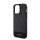 Protector de telefon din plastic GUESS 4G STRIPE (spate textil, MagSafe) NEGRU Apple iPhone 15