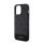 Protectie de telefon din plastic GUESS 4G STRIPE (spate textil, MagSafe) NEGRU Apple iPhone 15 Pro