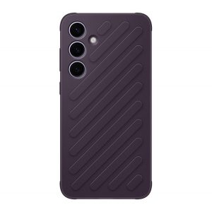 Conceput pentru protectia telefonului din plastic SAMSUNG (rezistenta la impact, cu dungi, model convex) DARK PURPLE Samsung Galaxy S24 Plus (SM-S926)