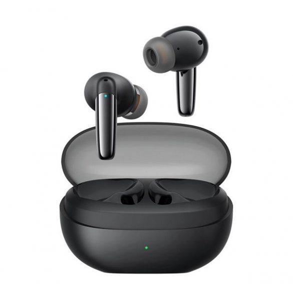 Căști bluetooth JOYROOM JBUDS STEREO (v5.3, TWS, microfon, filtru de zgomot, IPX4, rezistență la cădere + carcasă de încărcare) NEGRU