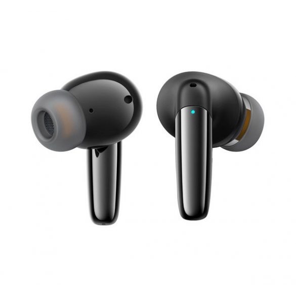 Căști bluetooth JOYROOM JBUDS STEREO (v5.3, TWS, microfon, filtru de zgomot, IPX4, rezistență la cădere + carcasă de încărcare) NEGRU